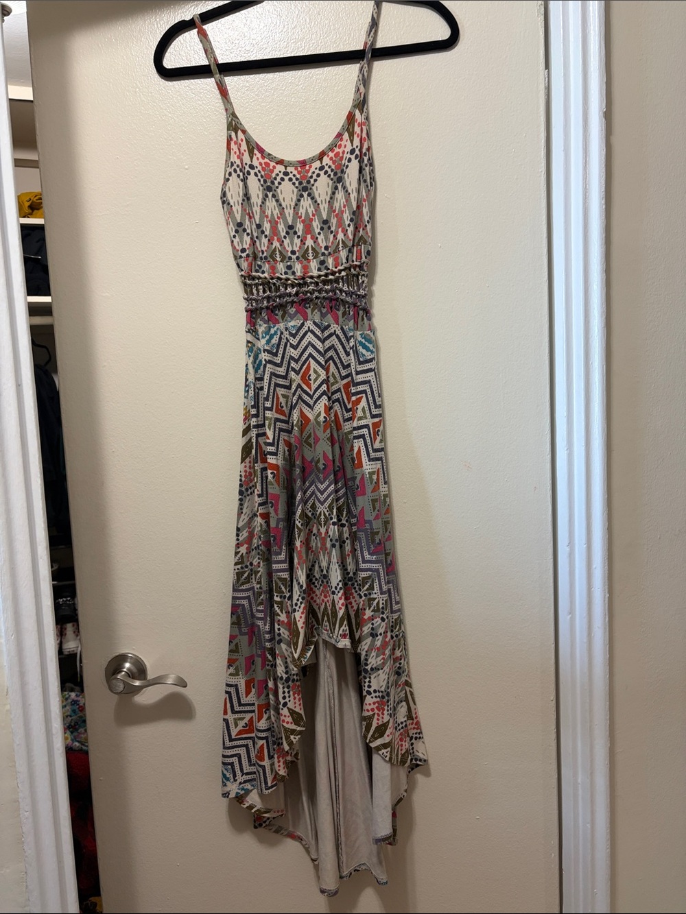 American Rag Multicolor High-Low Maxi Dress